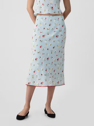 Gap × DÔEN Floral Midi Skirt | Gap (US)