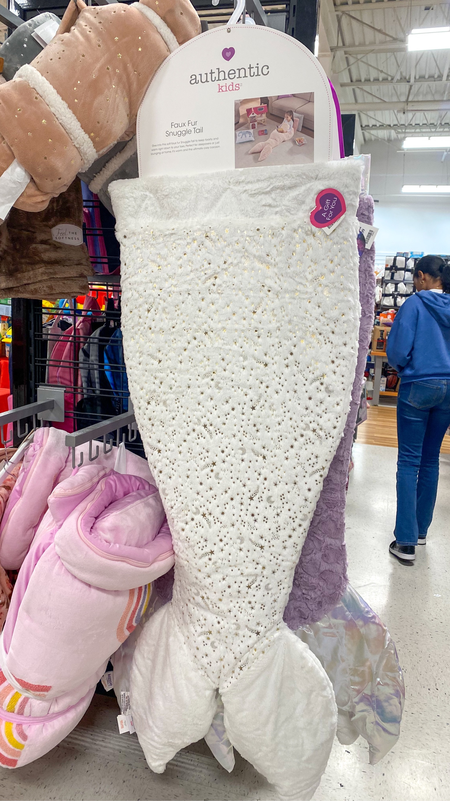 This mermaid snuggle tail blanket would make the perfect gift for your little one! I snagged it for my daughter for Christmas 

#LTKfindsunder50 #LTKkids