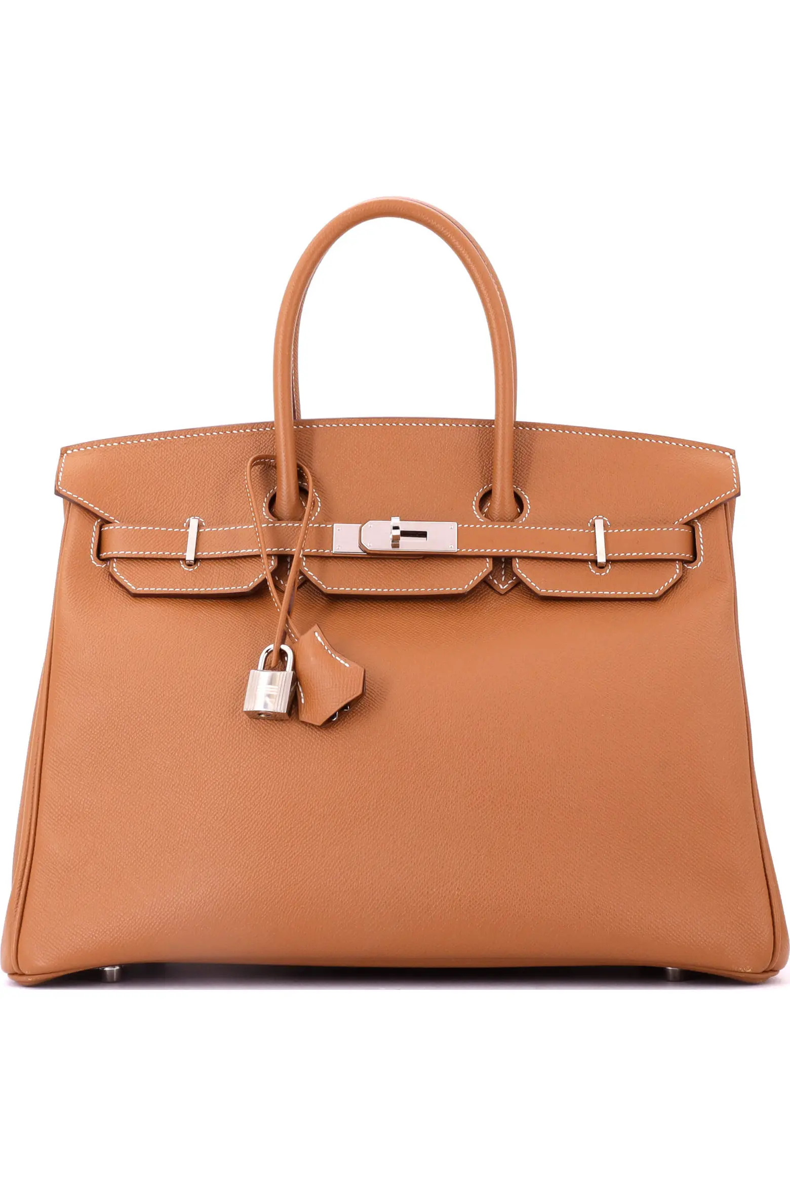Birkin Handbag Brown Epsom with Palladium Hardware 35 (Women) | Nordstrom | Nordstrom