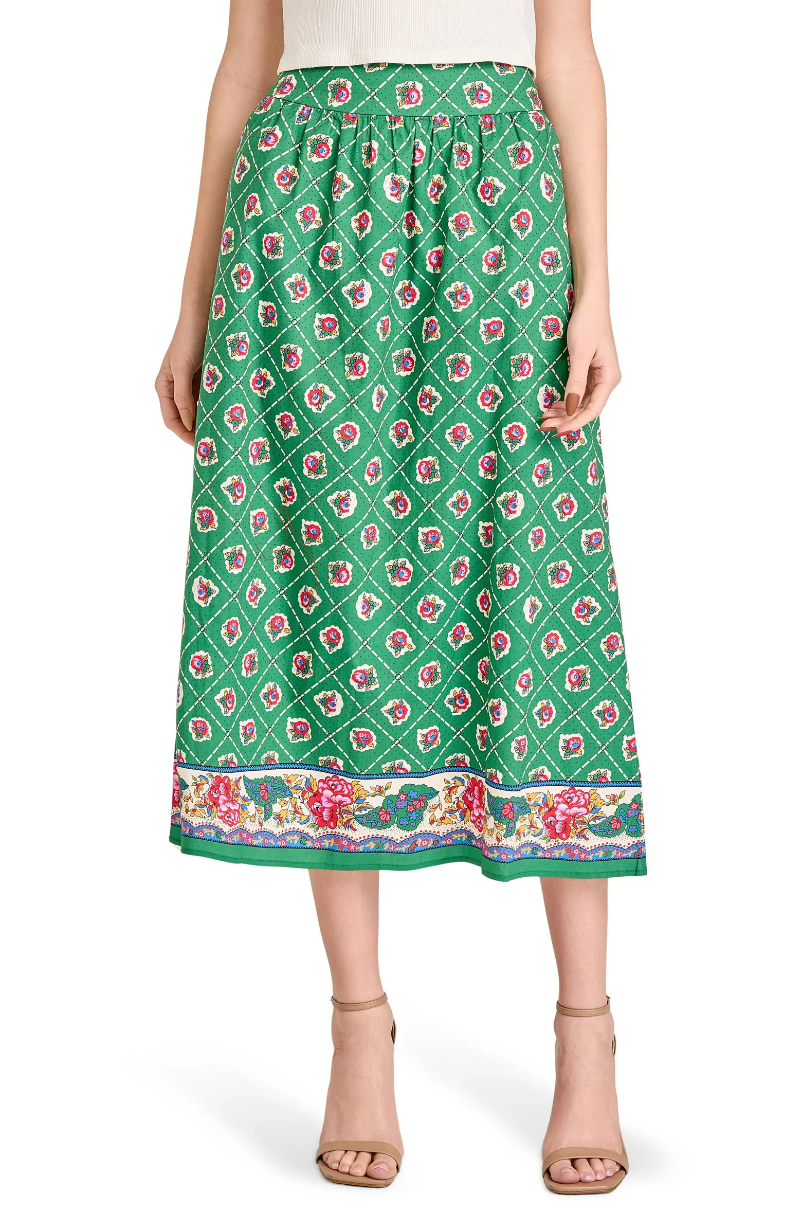 WAYF Josefina Cotton Blend Skirt | Nordstrom | Nordstrom