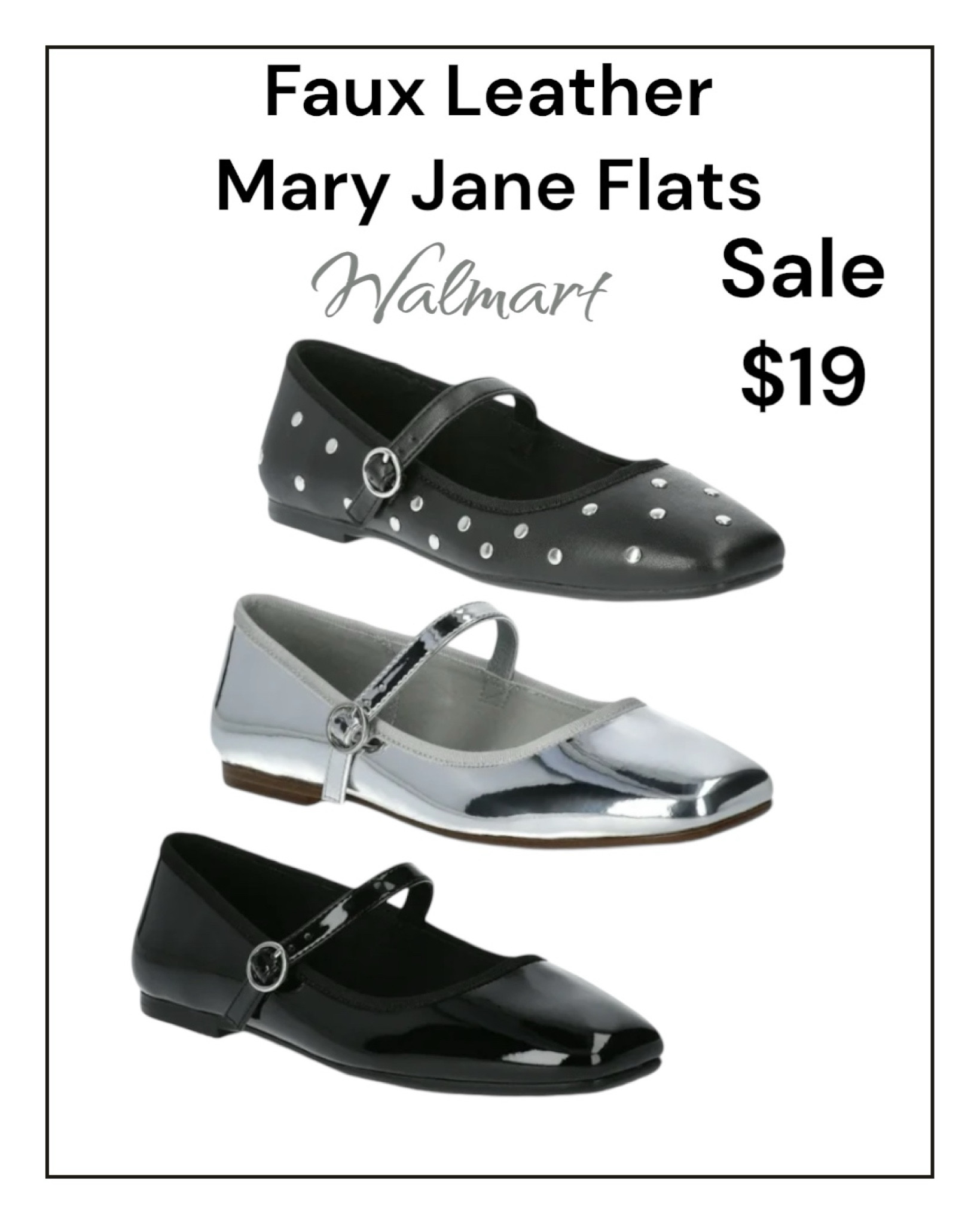 Mary Jane flats on sale @walmart
#flats

#LTKsalealert #LTKfindsunder50 #LTKshoecrush