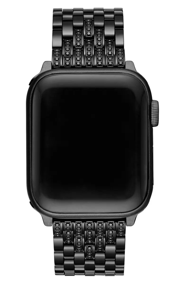 MICHELE Black Diamond 20mm Apple Watch® Bracelet Watchband | Nordstrom | Nordstrom