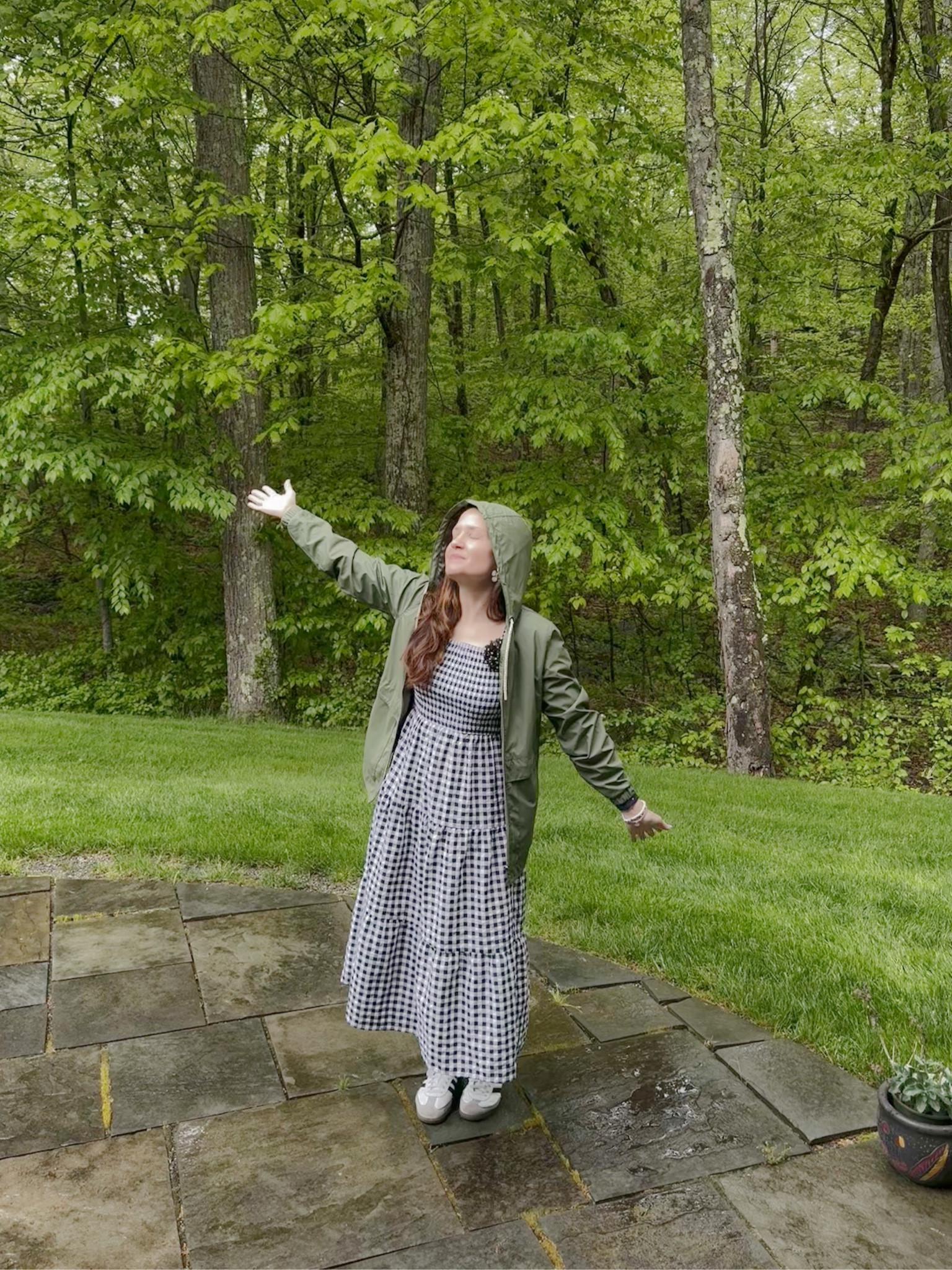 Rainy day outfit 🌧️ 

#LTKOver40 #LTKShoeCrush #LTKSeasonal