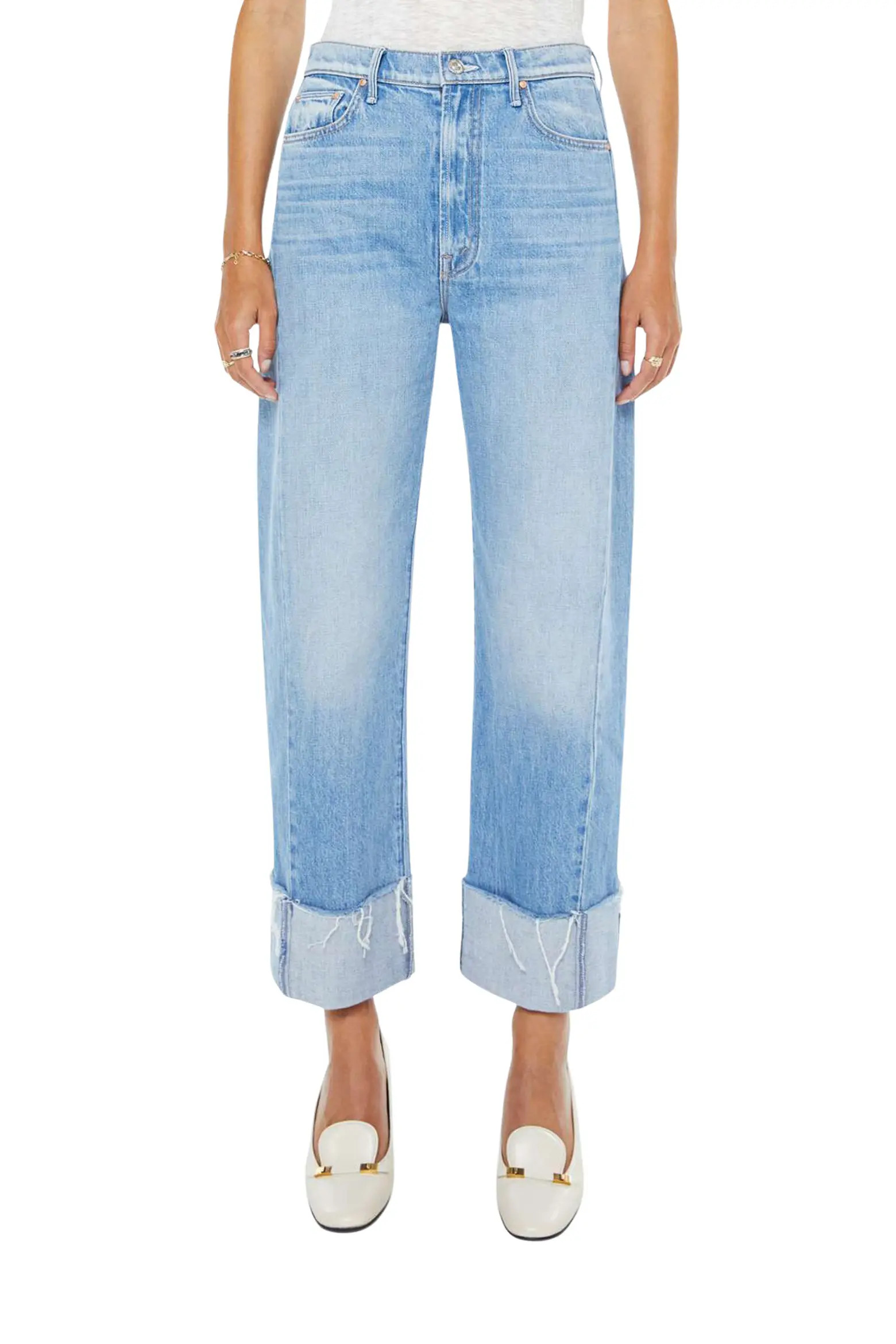 The Half-Pipe Frayed High Waist Ankle Barrel Jeans (Women) | Nordstrom | Nordstrom