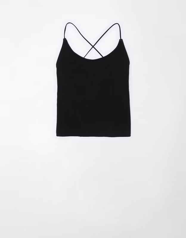 AE Strappy-Go-Lucky Cropped Tank | American Eagle Outfitters (US & CA)