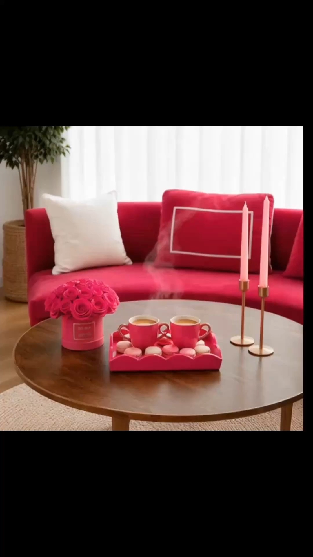 August Color: Magenta Pink 💗

Vibrant, romantic, and fashion-forward, magenta pink feels like the perfect color for August. It captures the energy of late summer—bold, cheerful, confident, and full of life.

This morning coffee moment layers the color through the statement sofa, scalloped tray, espresso cups, rose arrangement, and soft candlelight. A beautiful reminder that color can completely change the mood of a room and make an everyday morning feel more glamorous.

#AugustColor #MagentaPink #HotPinkDecor #MorningCoffee #CoffeeMoment #PinkLivingRoom #PinkSofa #EspressoCup #ScallopedTray #RoseArrangement #CoffeeTableStyling #RomanticDecor #FashionForwardInteriors #ColorfulHome #LTKHome

#LTKdayinmylife #LTKHome #LTKSaleAlert