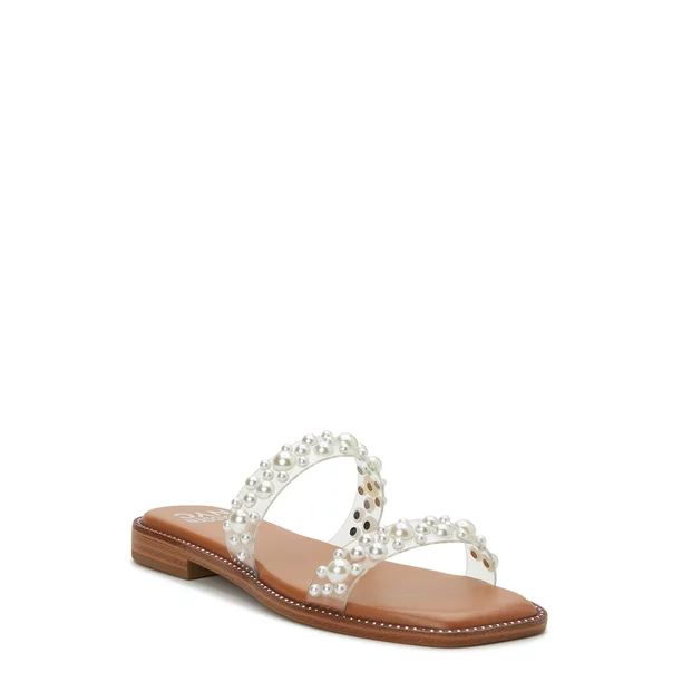 Madden NYC Women's Two Band Strap Sandal | Walmart (US)