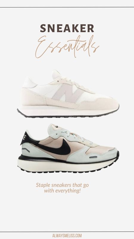 These neutral sneakers are constantly best sellers because they go with everything! Great travel sneakers and both are super comfortable.

#LTKstyletip #LTKshoecrush #LTKtravel