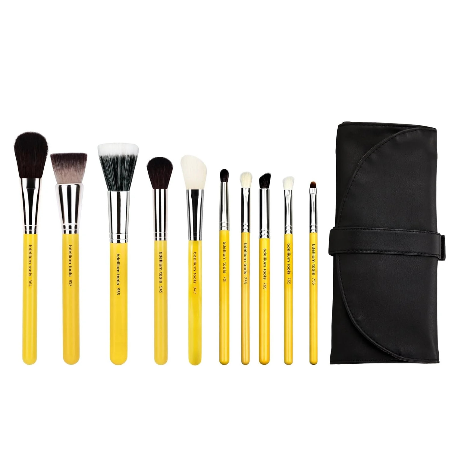 Bdellium Tools Studio Mineral 10pc. Brush Set with Roll-up Pouch - Designed for Use with Mineral ... | Walmart (US)