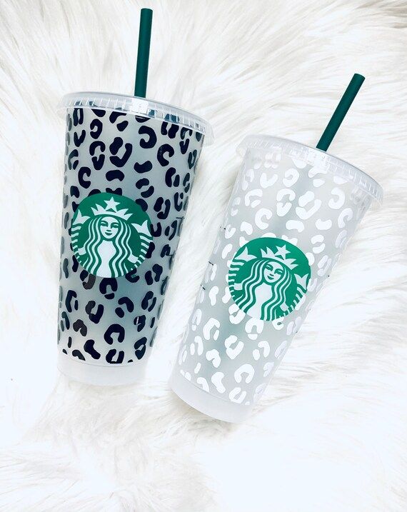 2021 Cheetah Leopard Print Starbucks Tumbler  / 2021 Starbucks Leopard cold cup / 2021 Animal Pri... | Etsy (US)