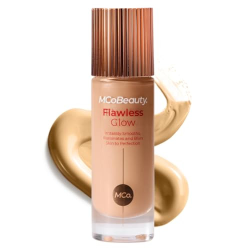 MCoBeauty Flawless Glow Luminous Skin Filter - 3.5 - Light - 4-in-1 Luminous Primer, Foundation Booster & Liquid Highlighter with Squalane - Radiant Glow Complexion Perfector Face Makeup | Amazon (US)