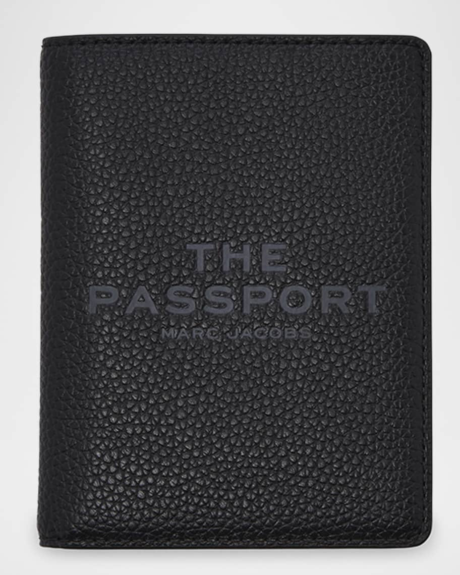 Pebble Leather Passport Holder | Neiman Marcus