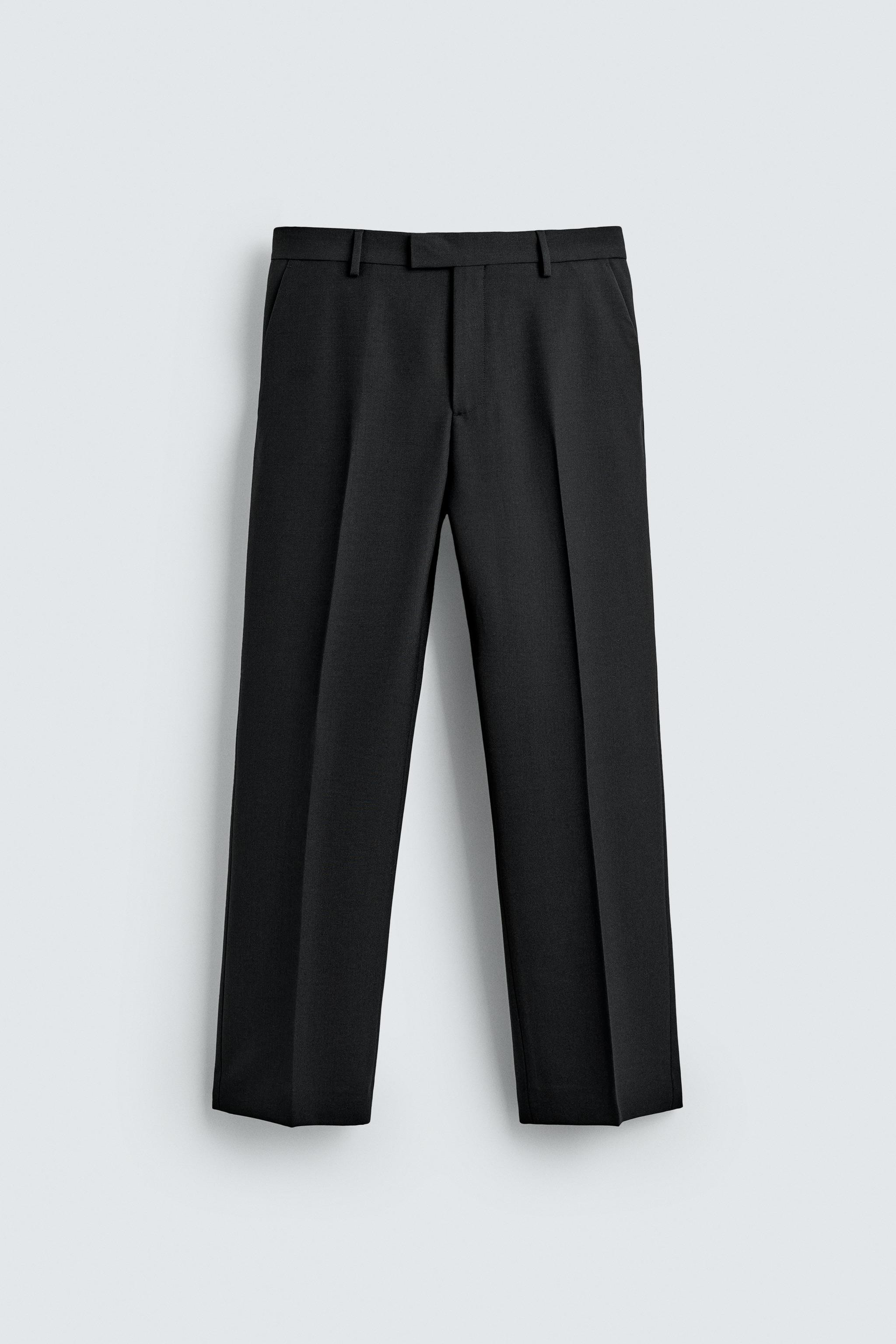 LIMITED EDITION WOOL BLEND STRAIGHT-LEG TROUSERS | Zara AU