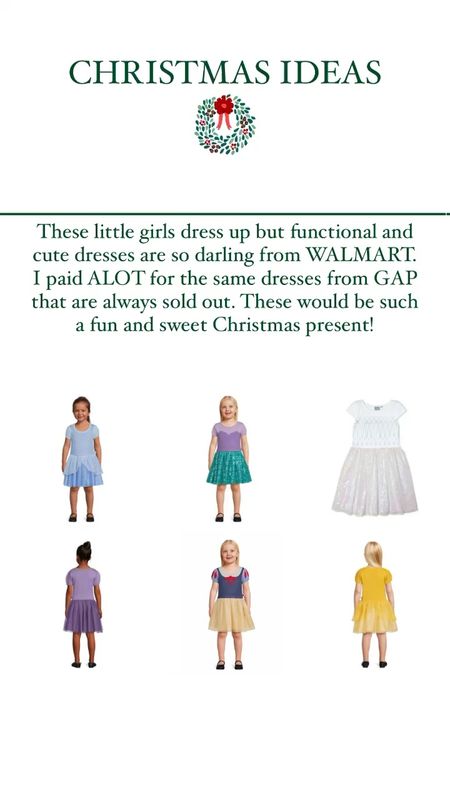 These functional and darling princess dresses are so cute from Walmart. Same quality as GAP and a fraction of the price. 

#LTKSeasonal #LTKGiftGuide #LTKHoliday