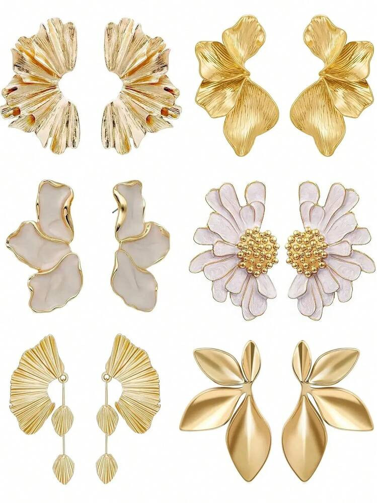 Pendientes, Joyería De Moda Para Mujeres Y Niñas, Joyería A Juego Y Exquisita Para Regalo De Cumpleaños, Set De Pendientes Colgantes | SHEIN