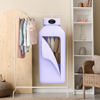 Portable Clothes Dryer Small Foldable Electric Compact Drying Machine - Purple | Target