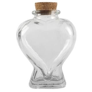 Ashland™ Glass Bottle, Heart-shaped | Michaels Stores