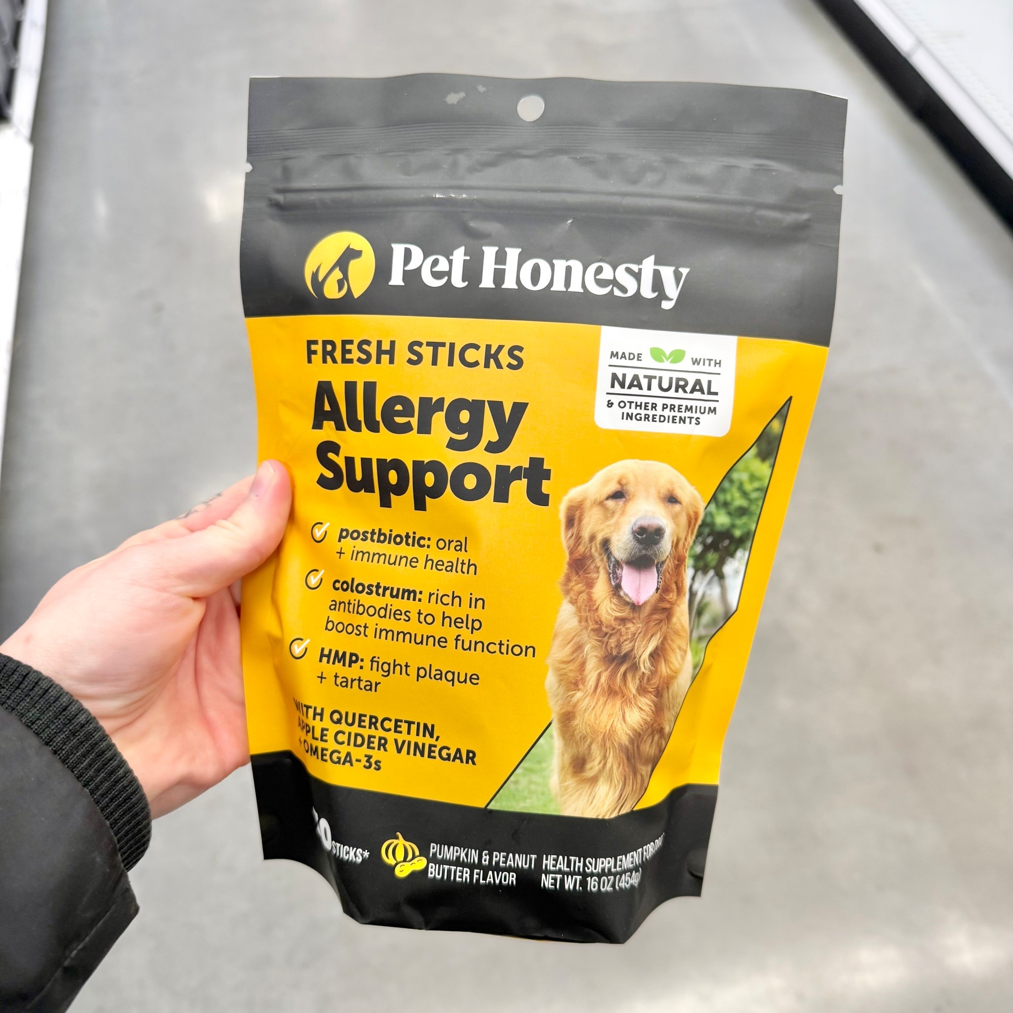 @pethonesty 
Allergy Support Peanut Butter Flavor Supplement for Dog - 60ct
$21.99

Target Circle: Buy one, get one 40% off select Pet Honesty Products. 

#LTKSaleAlert