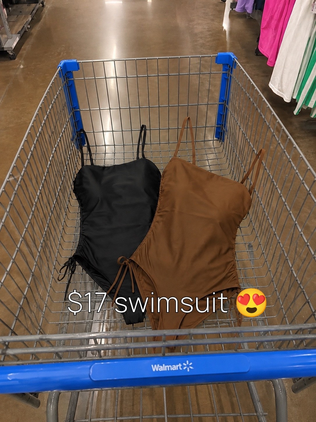 Figure flattering and affordable one-piece swimsuit for $17 at Walmart.

#LTKSwim #LTKSeasonal #LTKmomlife