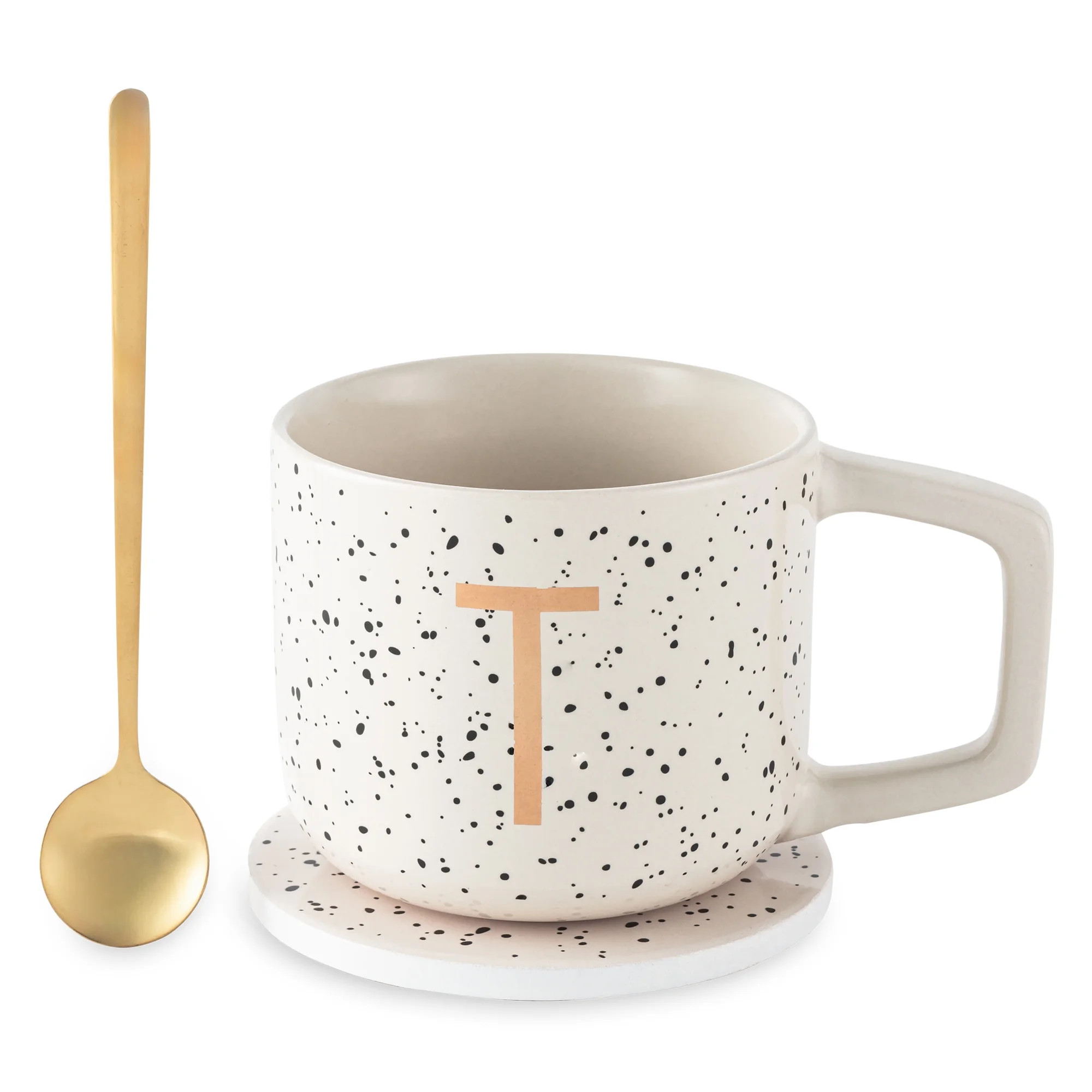 Thyme & Table Monogram T Mug, Coaster and Stir Set - Walmart.com | Walmart (US)