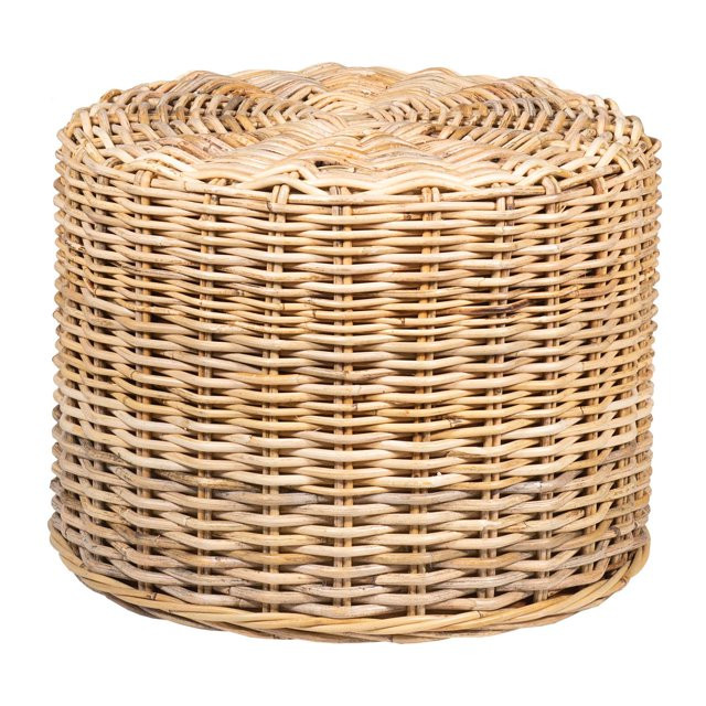 Krukka Modern Rattan End Table by East at Main - Walmart.com | Walmart (US)