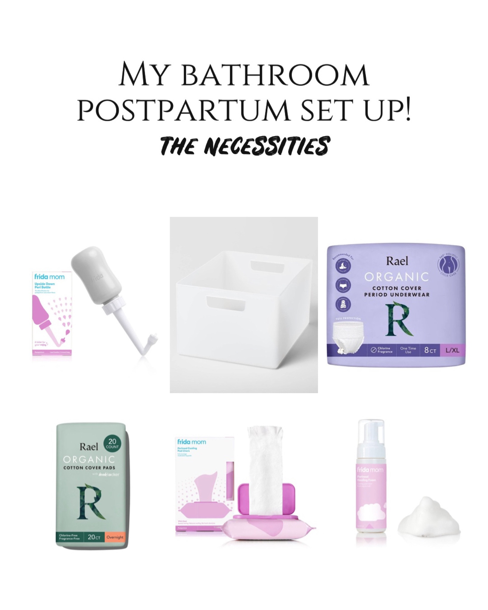 Everything I put in my bathroom to survive the early postpartum days!

#LTKbaby #LTKbeauty #LTKbump