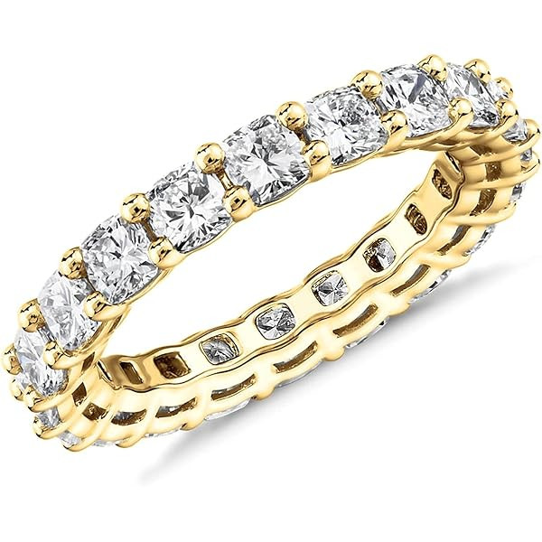 PAVOI 14K Gold Plated Cubic Zirconia Rings for Women | Classic Stackable Ring Band for Women | Amazon (US)