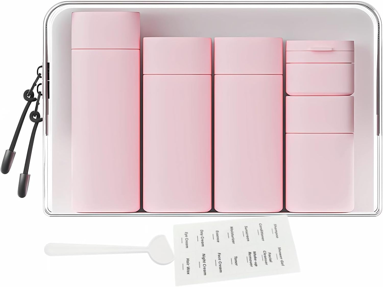 5pcs Travel Cream Dispenser Bottles Set Travel Bottles Toiletry Containers Set, TSA Approved, Travel Essentials | Amazon (US)