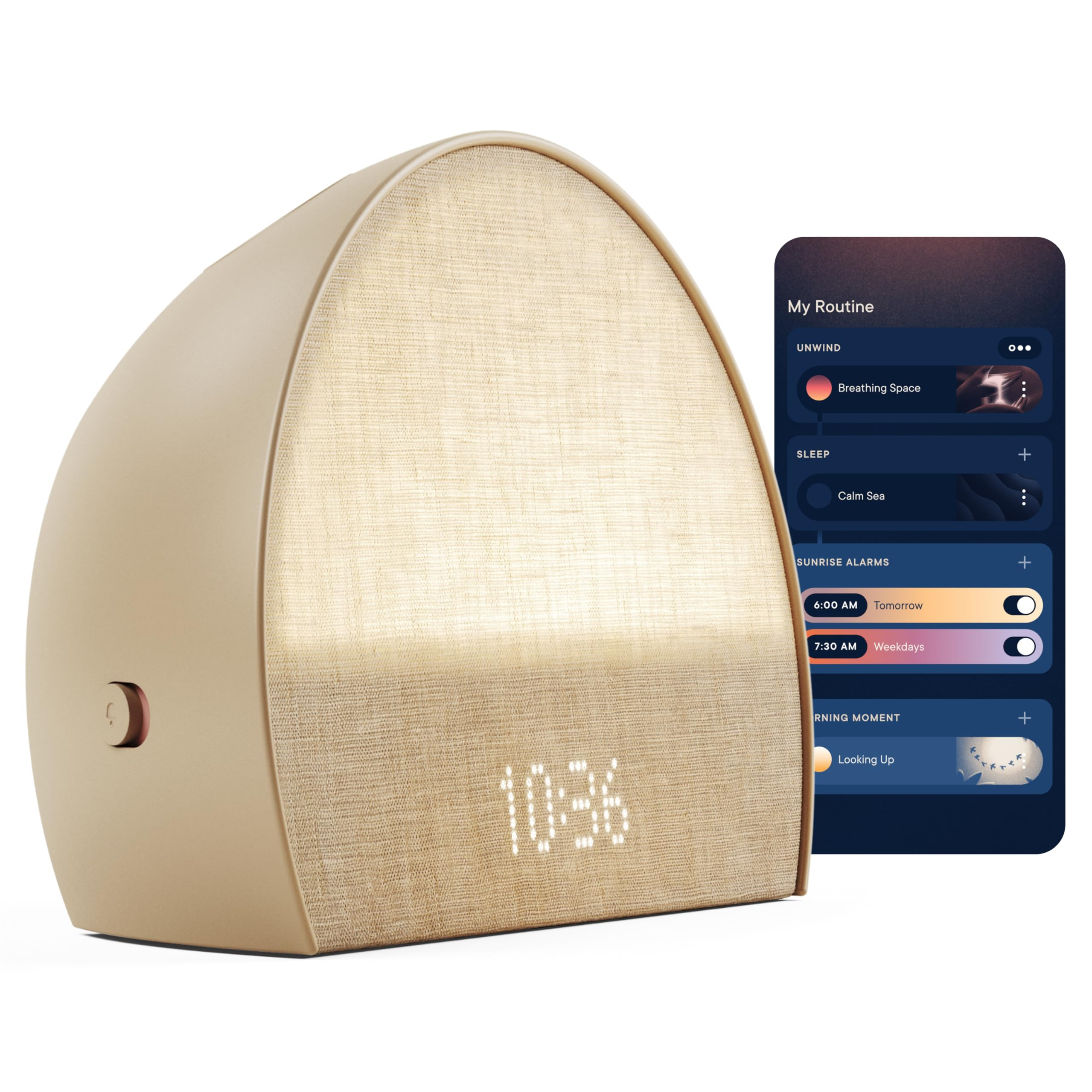Hatch Restore 2 Sunrise Alarm Clock, Sound Machine, Smart Light (Latte) ー Your Smart Sleep Cloc... | Amazon (US)