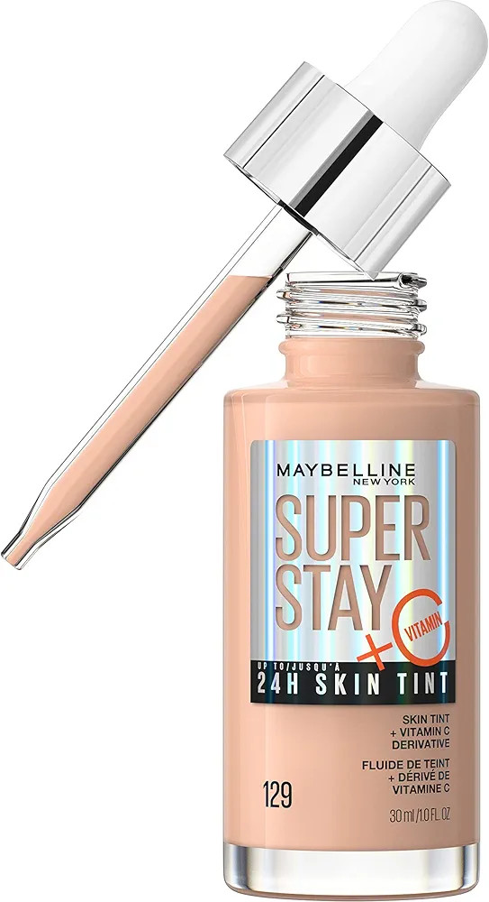 Maybelline Super Stay Up to 24HR Skin Tint, Radiant Light-to-Medium Coverage Foundation, Makeup I... | Amazon (US)