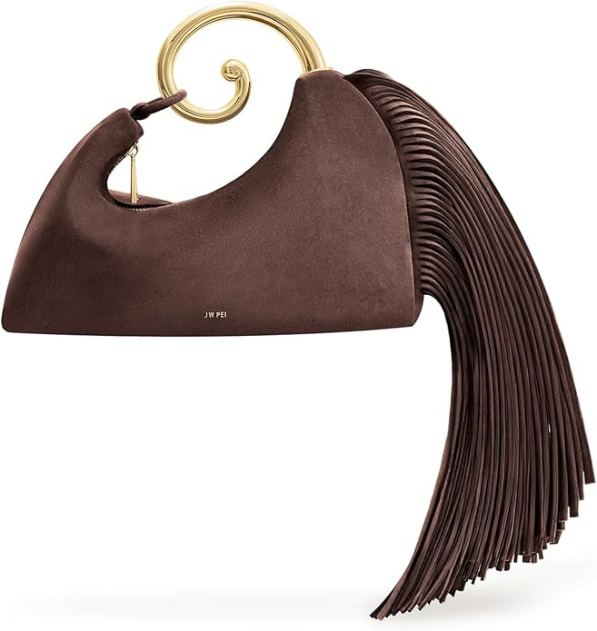 JW PEI Women's Nell Fringe Hardware Top Handle Bag | Amazon (US)