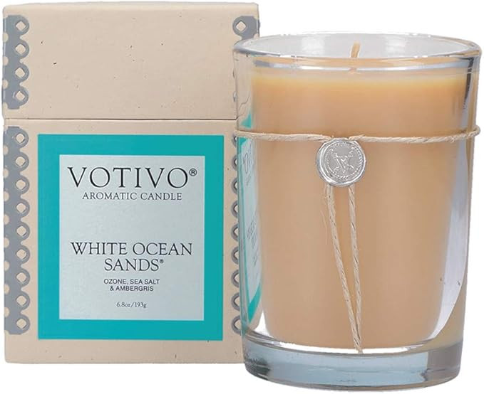 Votivo 6.8oz Aromatic Candle-White Ocean Sands | Amazon (US)