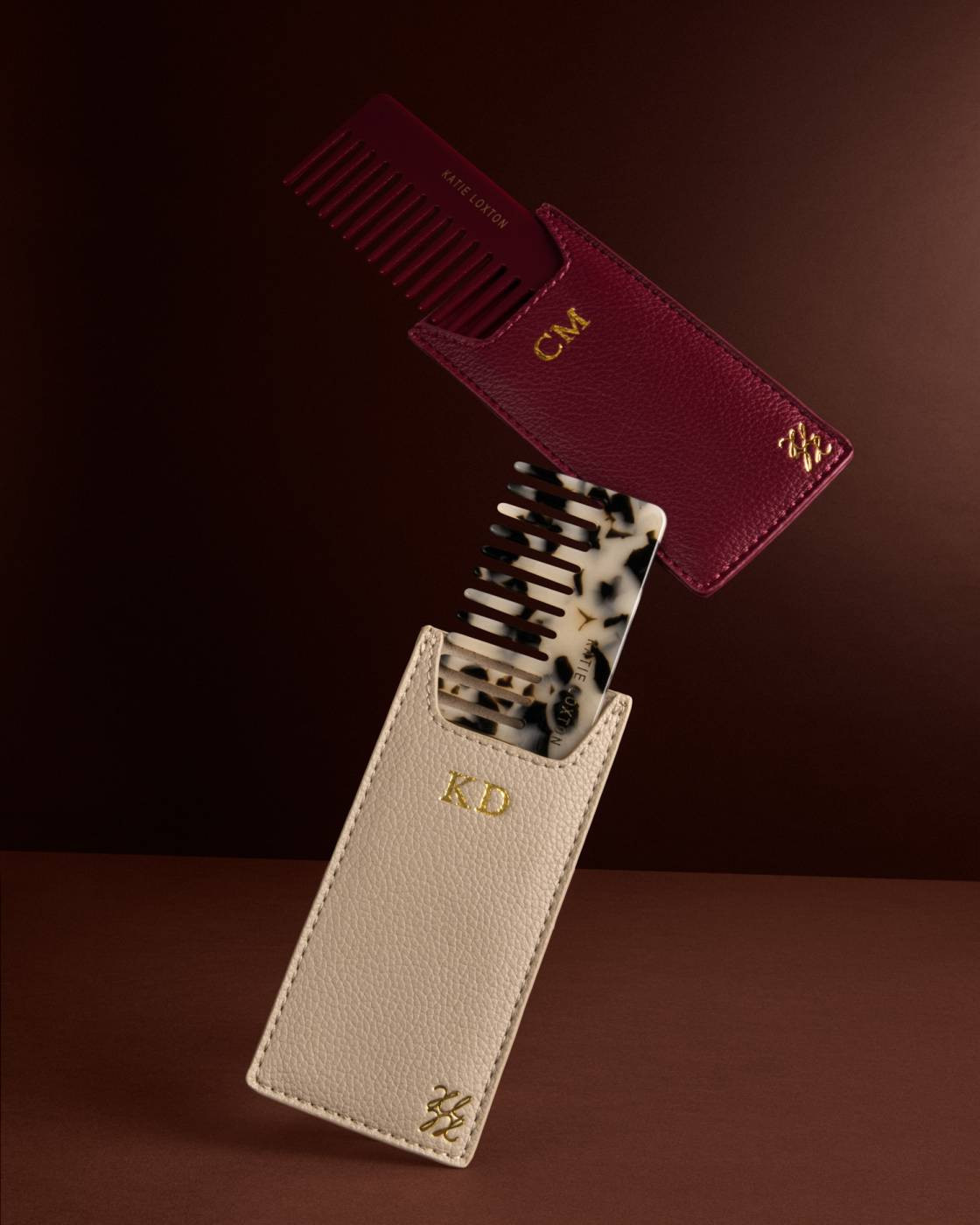Hair Comb and Case in Pale Tortoiseshell | Katie Loxton Ltd. (UK)