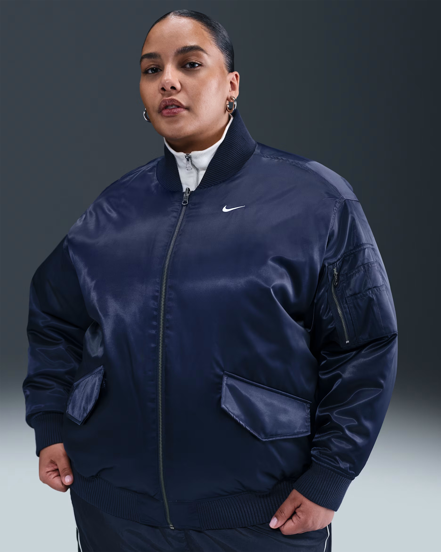 Nike Sportswear Women's Therma-FIT Reversible Bomber Jacket (Plus Size) | Nike (US)