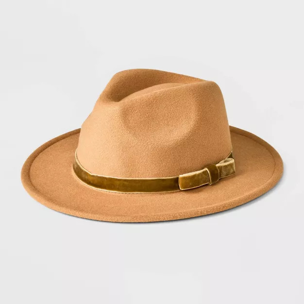 Baby Girls' Bow Rancher Hat - Cat & Jack™ Brown 12-24M | Target