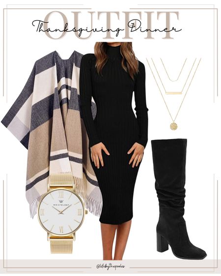 Thanksgiving dinner outfit idea

Thanksgiving day outfit, dressy winter outfit, black sweater dress outfit, winter work outfit, business casual outfit, winter fashion, black knee high boots, amazon winter fashion, winter date night outfit 
#LTKunder100 #LTKunder50 #winteroutfits #thanksgivingoutfit #winter #fall #workwear #LTKworkwear

#LTKstyletip #LTKSeasonal #LTKHoliday