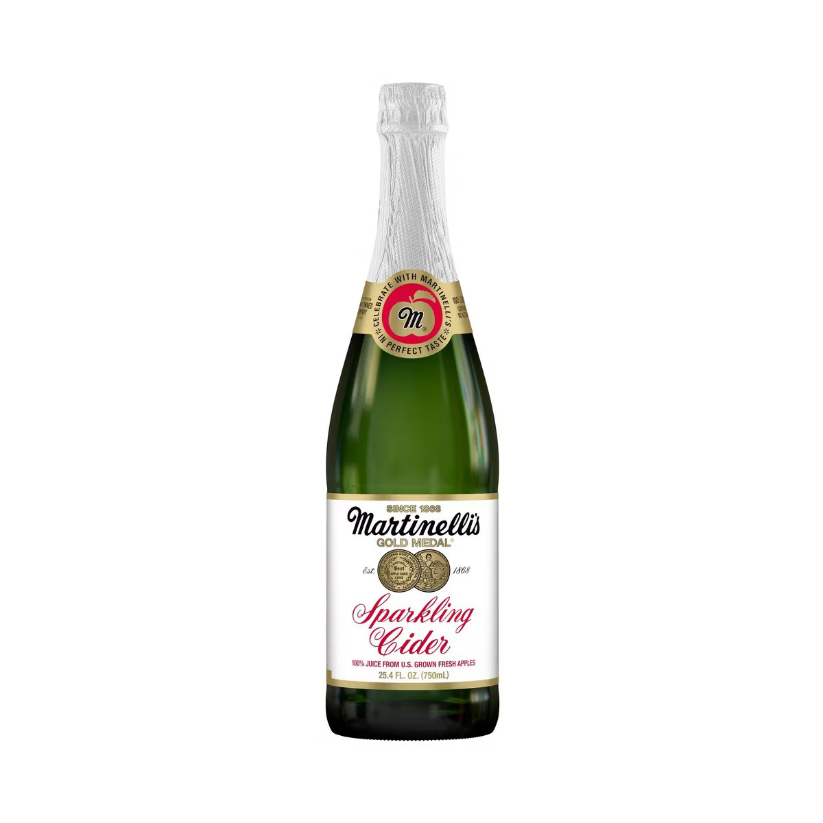 Martinelli's Gold Medal Sparkling Cider - 25.4 fl oz Glass Bottle | Target