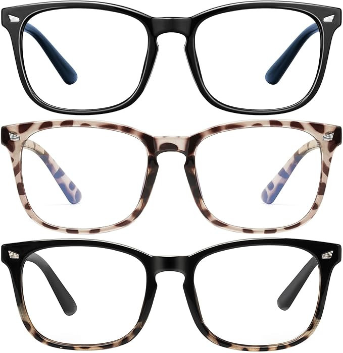 hunsquer Blue Light Glasses for Woman/Men Computer Blue Light Glasses | Amazon (US)