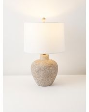 24in Wood Kei Textured Table Lamp | HomeGoods