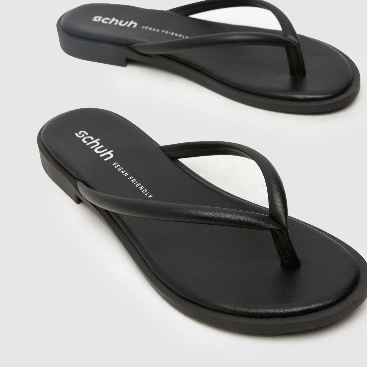 Womens Black schuh Tulia Toe Post Sandals | schuh | Schuh