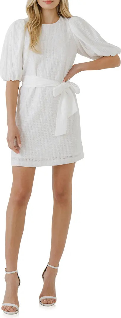 English Factory Check Minidress | Nordstrom | Nordstrom