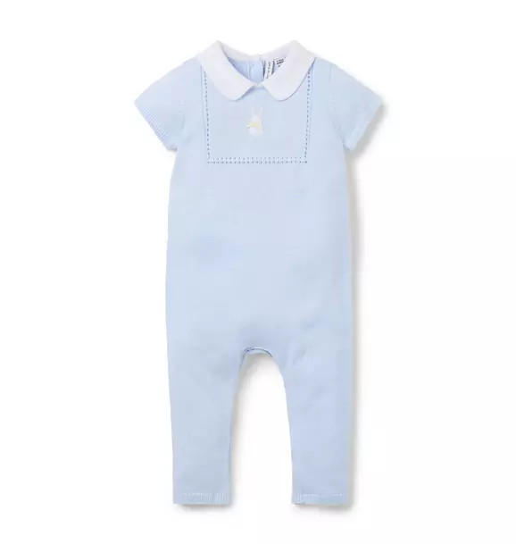 Baby Embroidered Bunny One-Piece | Janie and Jack