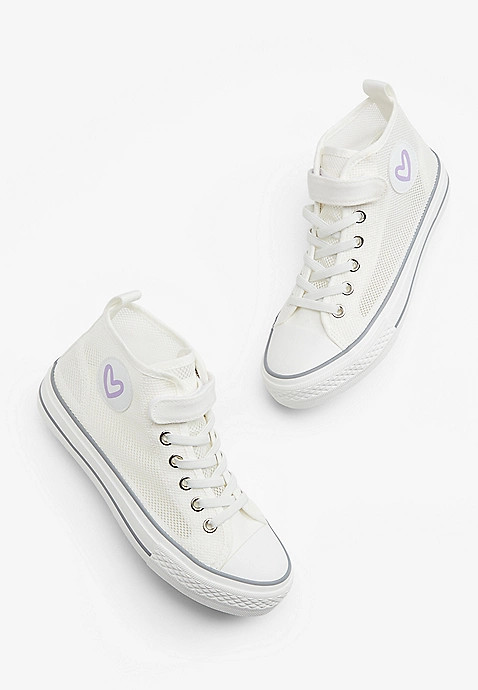 Girls Mesh High Top Sneaker | Maurices