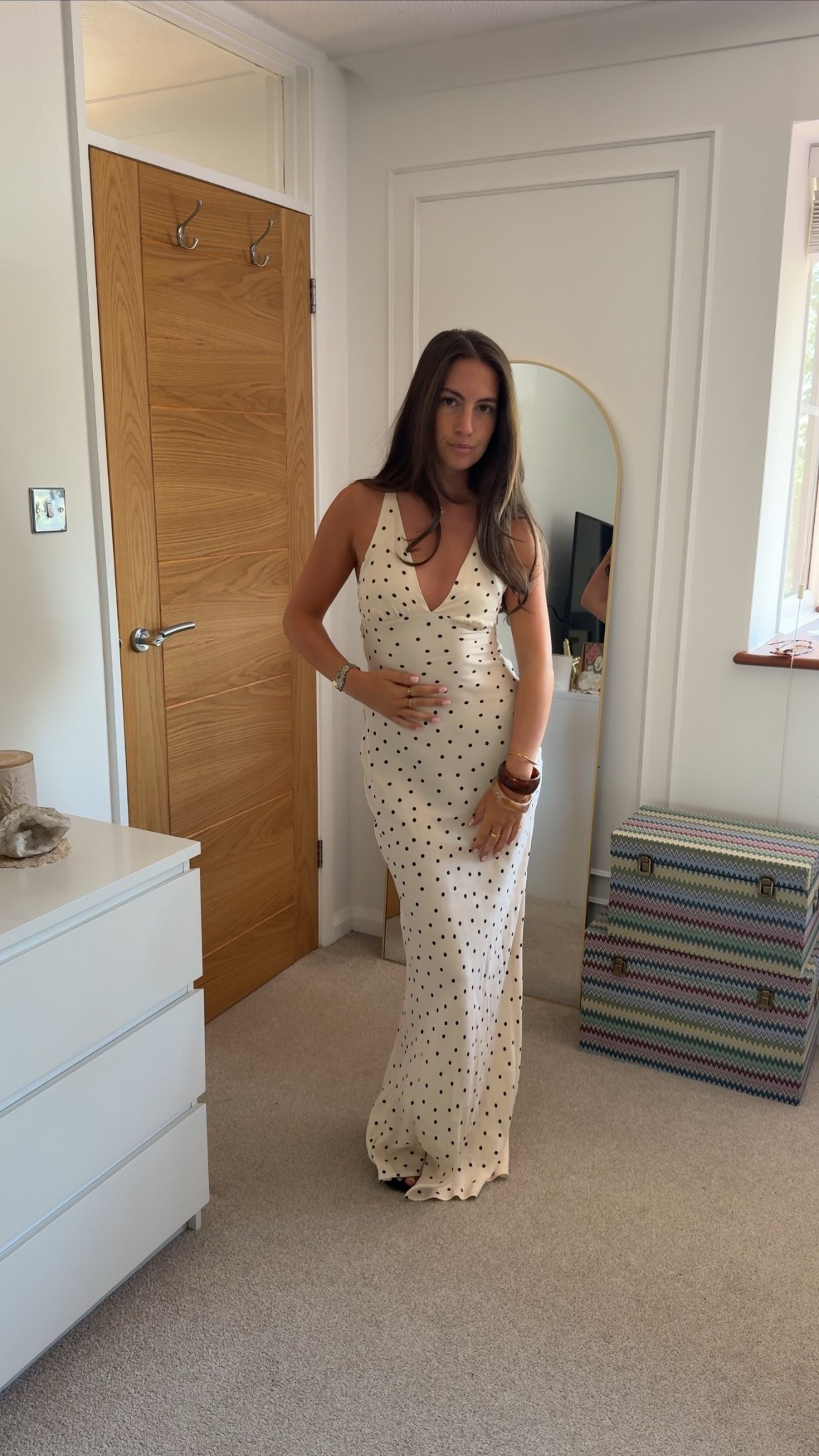Polka dot dress - wedding - maxi dress - date night - summer outfit- spring outfit 

#LTKwedding #LTKdresses