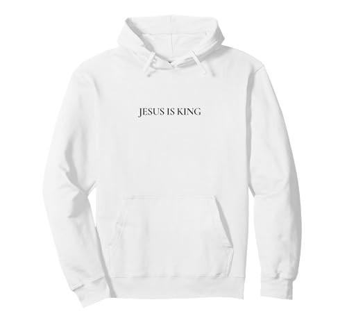 JESUS IS KING - Trendy Minimalist Christian Pullover Hoodie | Amazon (US)