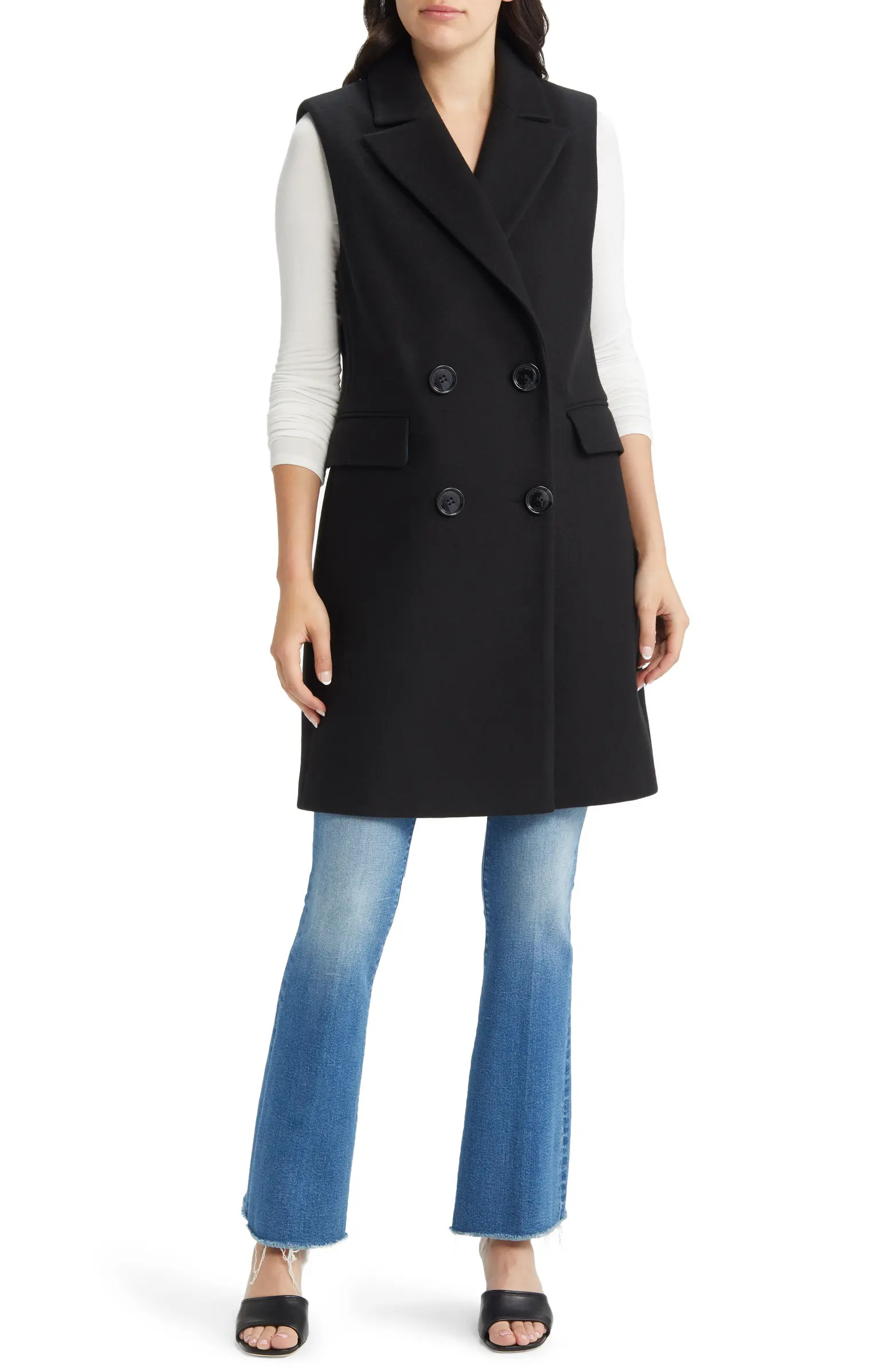 Tailored Long Vest | Nordstrom