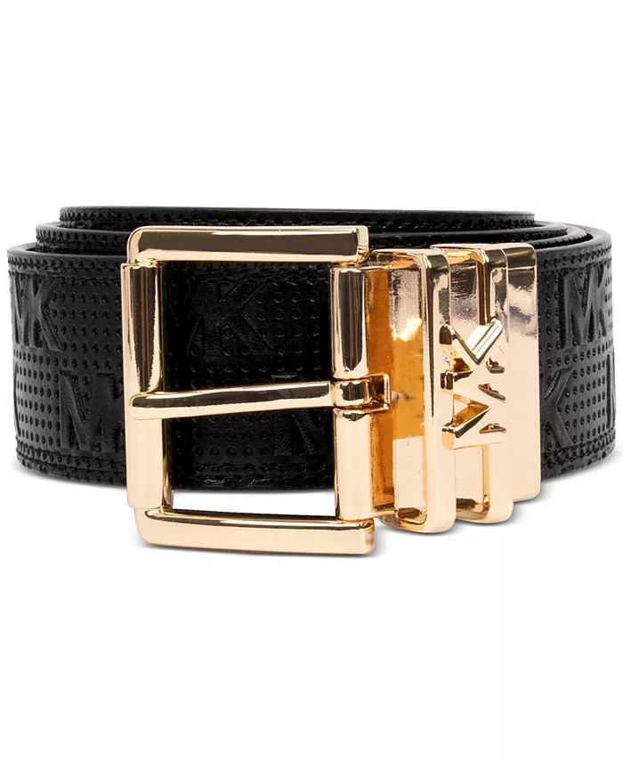 Women's Reversible Logo Leather Belt | Macy's