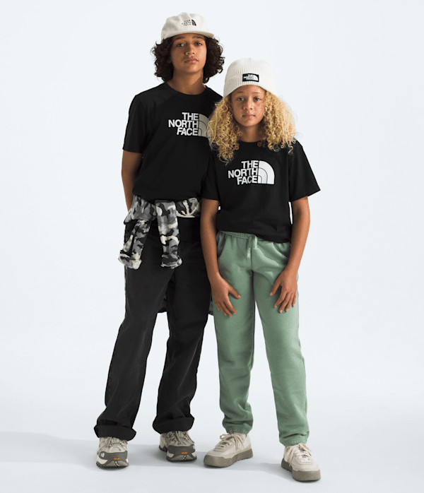The North Face Boys’ & Girls’ Evolution Half Dome Short-Sleeve T-Shirt (Kids Size: S (7/8)): Black | The North Face (US)