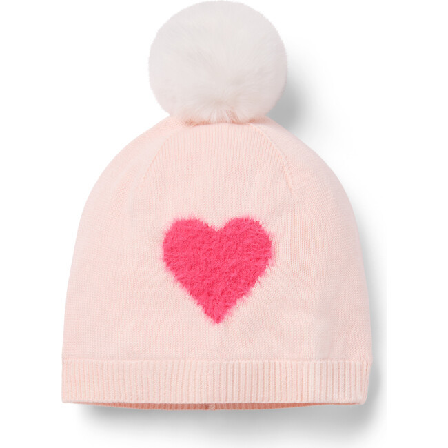 Janie and Jack | Heart Pom Beanie (Multicolor, Size 12-24M) | Maisonette | Maisonette