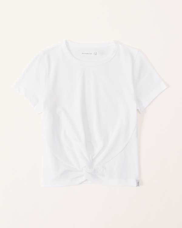 twist-front tee | Abercrombie & Fitch (US)